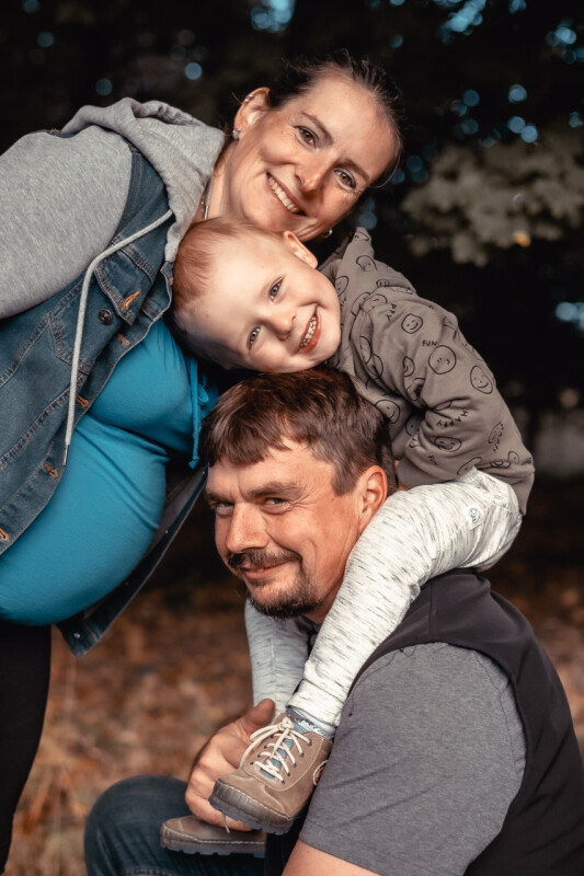 podzimní těhotenské focení